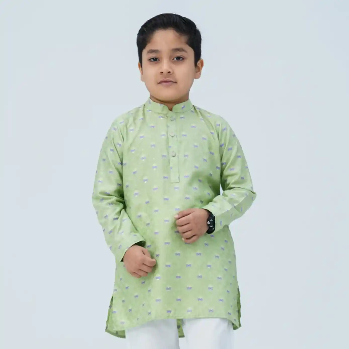 Boy's Cotton Green Panjabi